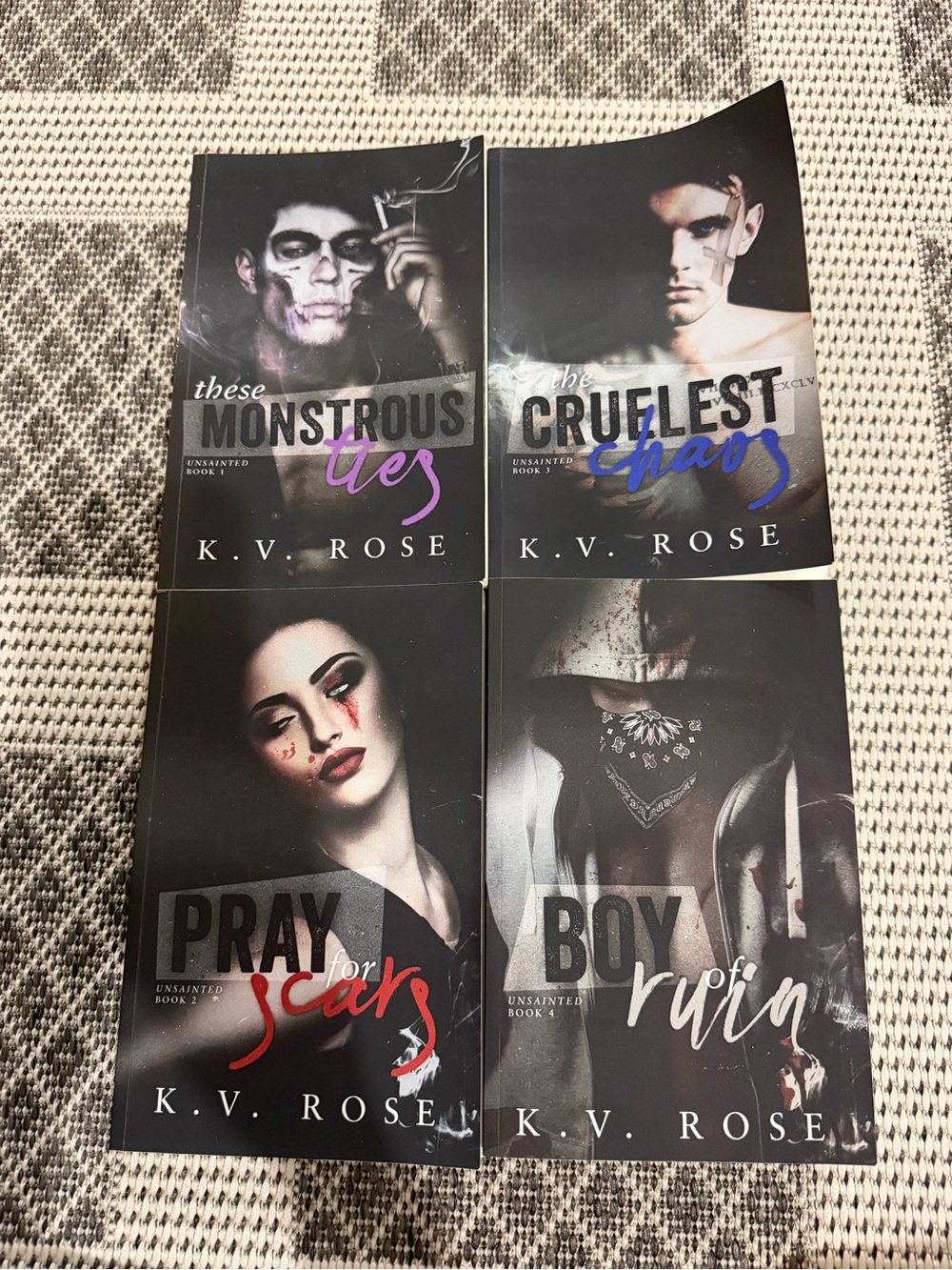 Unsainted Series by K.V. Rose